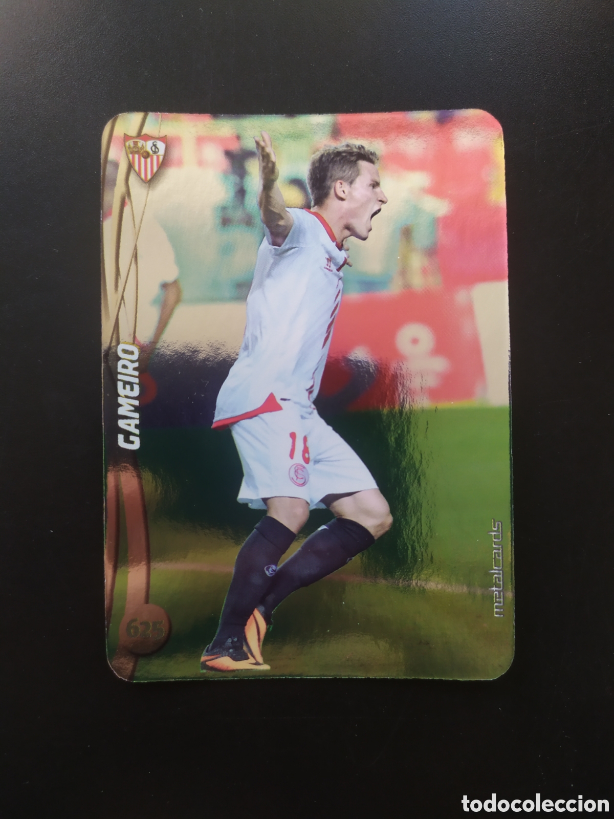 Cromos de F&uacute;tbol: Mundicromo fichas Liga 2014 2015 14 15 Gameiro top brillo liso n&deg; 625 Sevilla