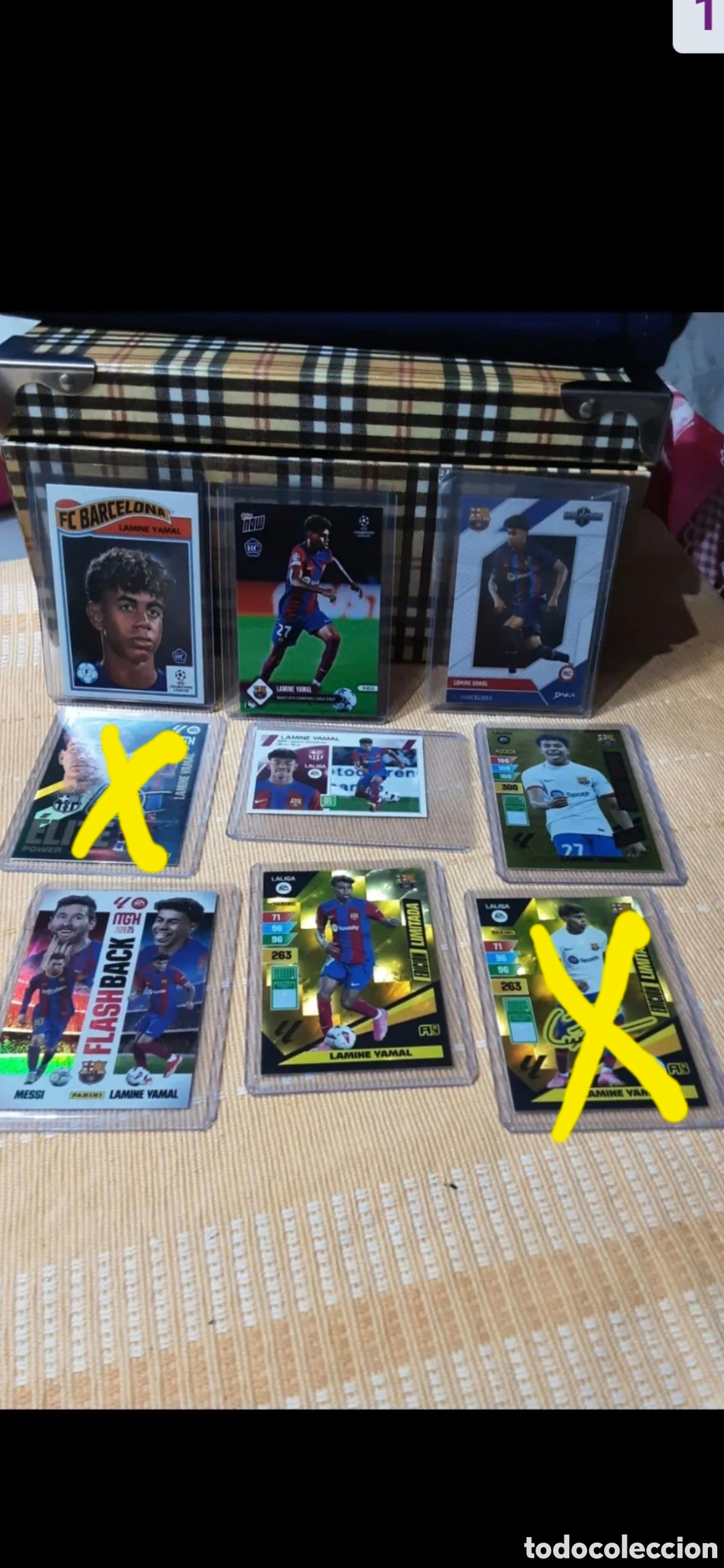 Cromos de F&uacute;tbol: L&aacute;mine yamal fc Barcelona