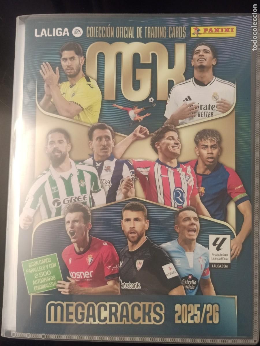 Fu&szlig;ball-Sticker: COLECCION COMPLETA MEGACRACKS (3 EDICIONES + 9 LIMITADAS + 6 BIS) 2025 2026 - 25 26 VER DESCRIPCI&Oacute;N