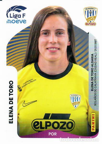 Cromos de F&uacute;tbol: CROMO PANINI LIGA FEMENINA F 2025-26 (25 - 26) - N&ordm; 4 - ELENA DE TORO - ALHAMA EL POZO