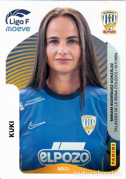 Fu&szlig;ball-Sticker: CROMO PANINI LIGA FEMENINA F 2025-26 (25 - 26) - N&ordm; 16 A - KUKI - ALHAMA EL POZO