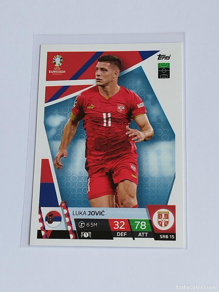Fu&szlig;ball-Sticker: JOVIC #SRB 15 SERBIA - TOPPS EUROCOPA 2024 MATCH ATTAX - UEFA EURO GERMANY 24 SRB15