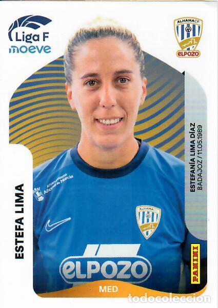 Fu&szlig;ball-Sticker: CROMO PANINI LIGA FEMENINA F 2025-26 (25 - 26) - N&ordm; 16 B - ESTEFA LIMA - ALHAMA EL POZO