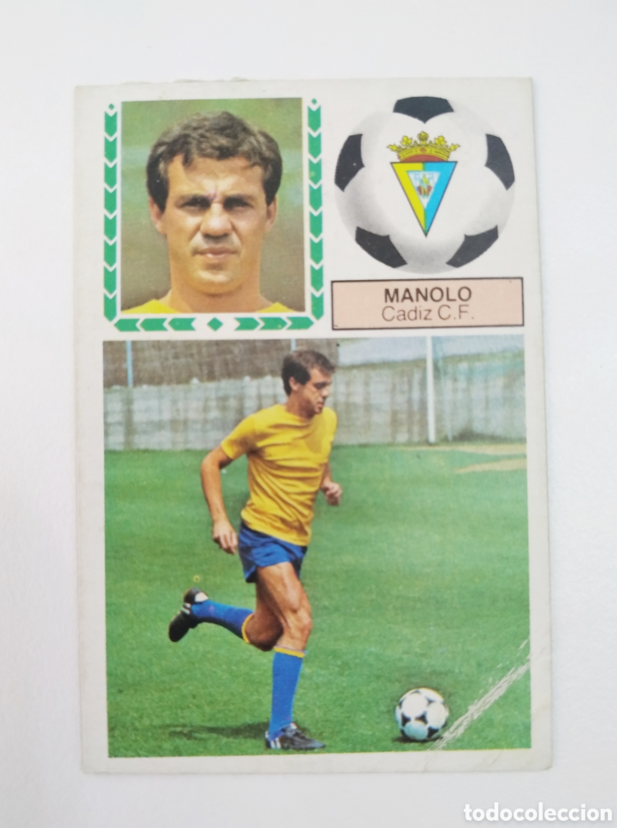 Cromos de F&uacute;tbol: MANOLO CADIZ FICHAJE 21 VERSION, ESTE 83 84 DESPEGADO