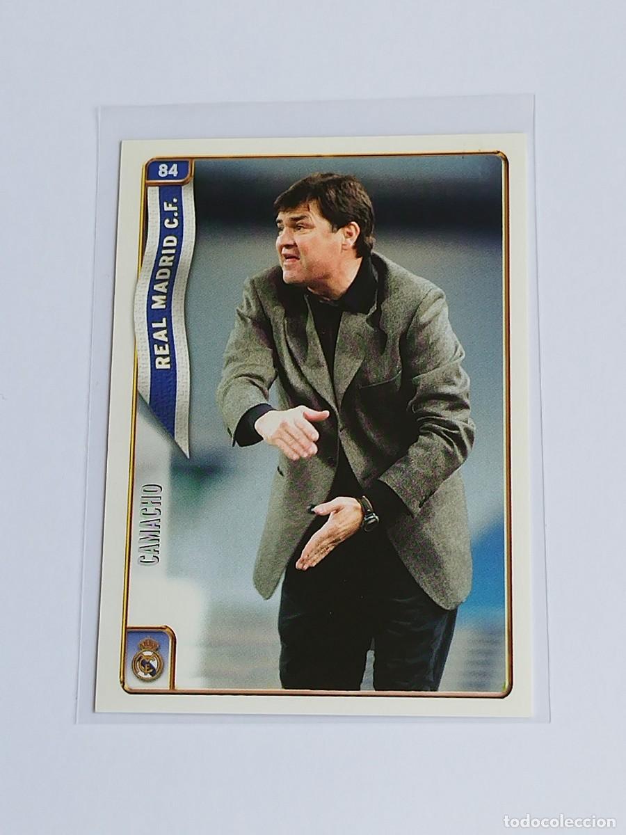 Cromos de F&uacute;tbol: CAMACHO BAJA #84 REAL MADRID - MUNDICROMO LAS FICHAS DE LA LIGA 2004 2005 - MC SPORT 04 05 CROMO