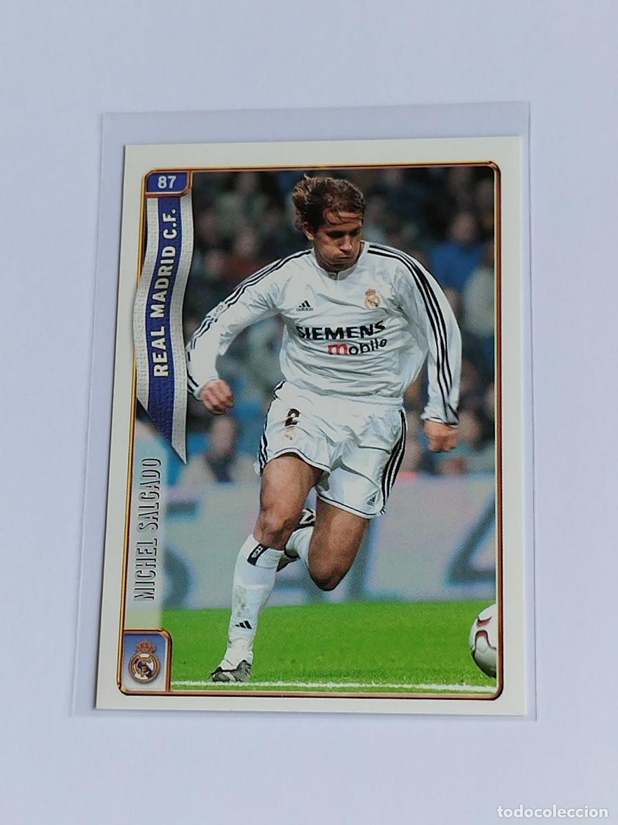 Cromos de F&uacute;tbol: MICHEL SALGADO #87 REAL MADRID - MUNDICROMO LAS FICHAS DE LA LIGA 2004 2005 - MC SPORT 04 05 CROMO