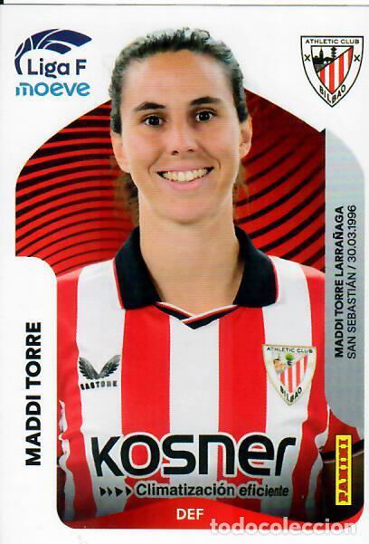 Cromos de F&uacute;tbol: CROMO PANINI LIGA FEMENINA F 2025-26 (25 - 26) - N&ordm; 27 - MADDI TORRE - ATHLETIC BILBAO