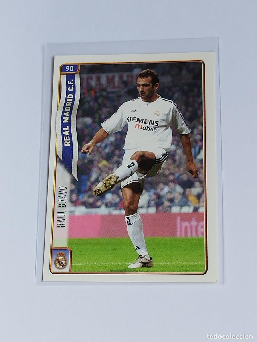 Fu&szlig;ball-Sticker: RA&Uacute;L BRAVO #90 REAL MADRID - MUNDICROMO LAS FICHAS DE LA LIGA 2004 2005 - MC SPORT 04 05 CROMO