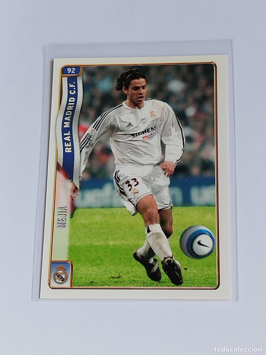 Football Stickers: MEJIA #92 REAL MADRID - MUNDICROMO LAS FICHAS DE LA LIGA 2004 2005 - MC SPORT 04 05 CROMO