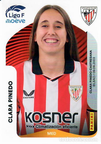 Cromos de F&uacute;tbol: CROMO PANINI LIGA FEMENINA F 2025-26 (25 - 26) - N&ordm; 35 - CLARA PINEDO - ATHLETIC BILBAO