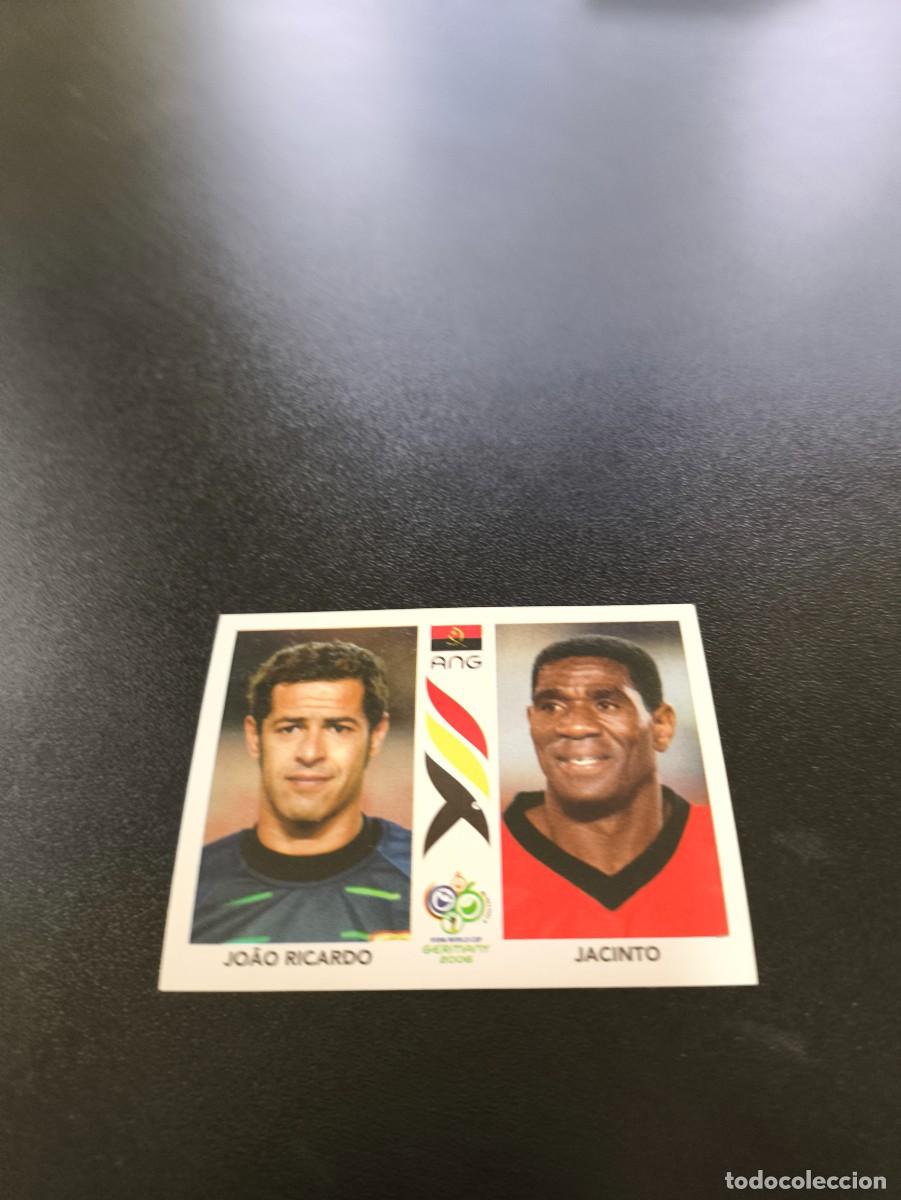 Cromos de F&uacute;tbol: 303 Jo&atilde;o Ricardo/Jacinto ANGOLA SIN PEGAR PANINI FIFA WORLD CUP MUNDIAL ALEMANIA 2006