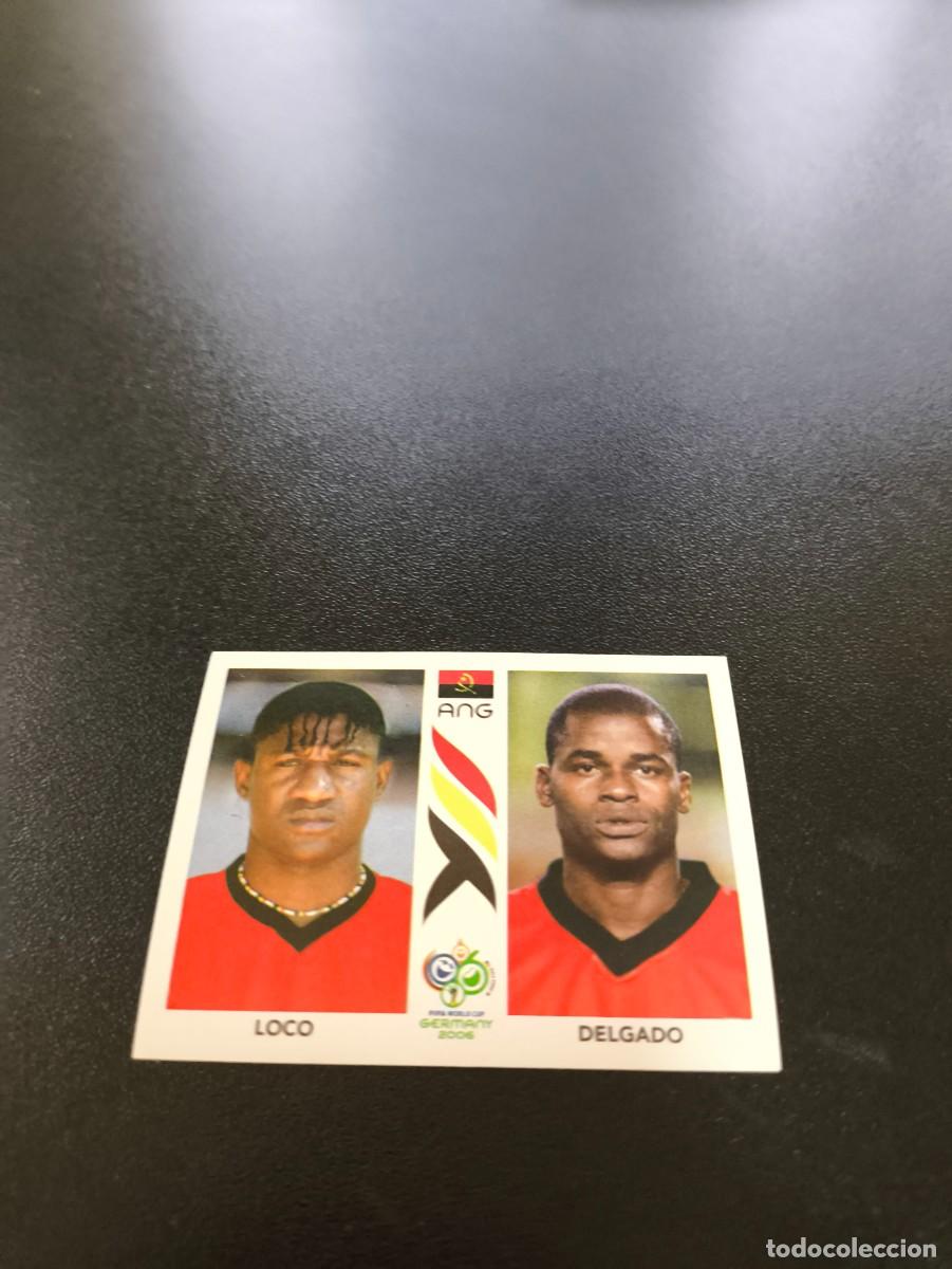 Cromos de F&uacute;tbol: 305 Loco/Delgado ANGOLA SIN PEGAR PANINI FIFA WORLD CUP MUNDIAL ALEMANIA 2006