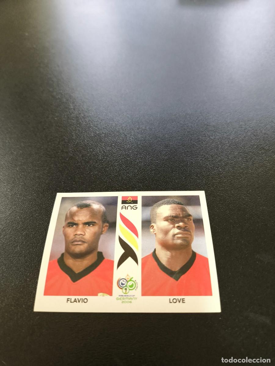 Cromos de F&uacute;tbol: 309 Flavio/Love ANGOLA SIN PEGAR PANINI FIFA WORLD CUP MUNDIAL ALEMANIA 2006