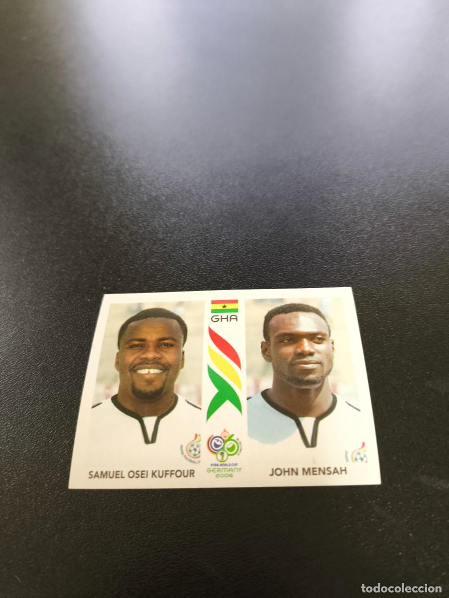 Cromos de F&uacute;tbol: 314 Samuel Osei Kuffour/John Mensah GHANA SIN PEGAR PANINI FIFA WORLD CUP MUNDIAL ALEMANIA 2006