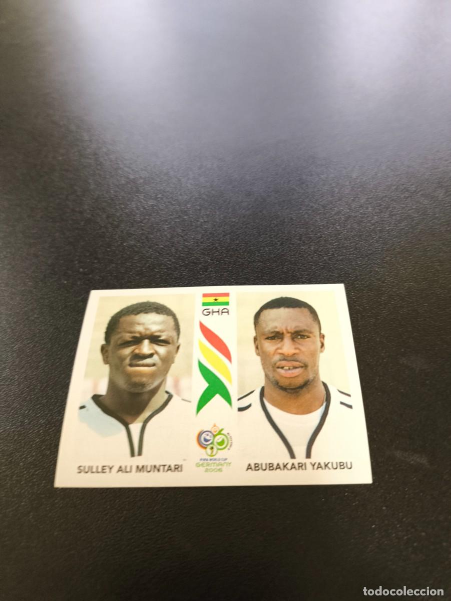 Cromos de F&uacute;tbol: 318 Sulley Ali Muntari/Abubakari Yakubu GHANA SIN PEGAR PANINI FIFA WORLD CUP MUNDIAL ALEMANIA 2006