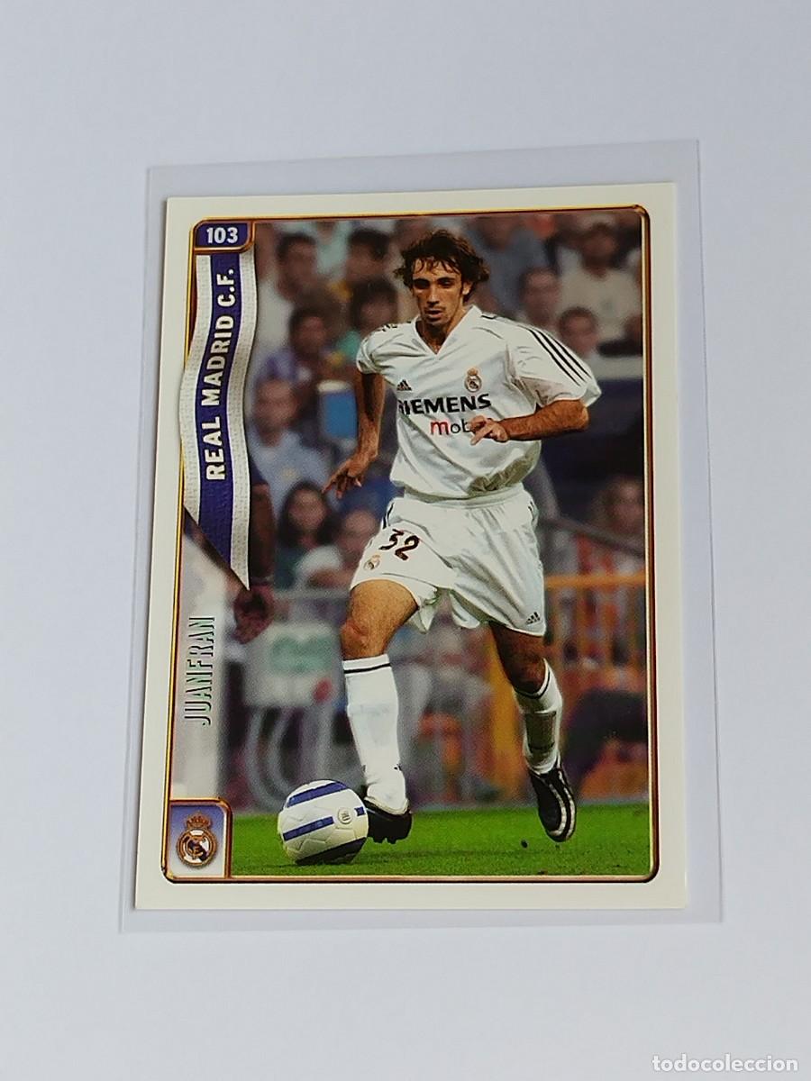 Cromos de F&uacute;tbol: JUANFRAN ERROR #103 REAL MADRID - MUNDICROMO LAS FICHAS DE LA LIGA 2004 2005 - MC SPORT 04 05 CROMO