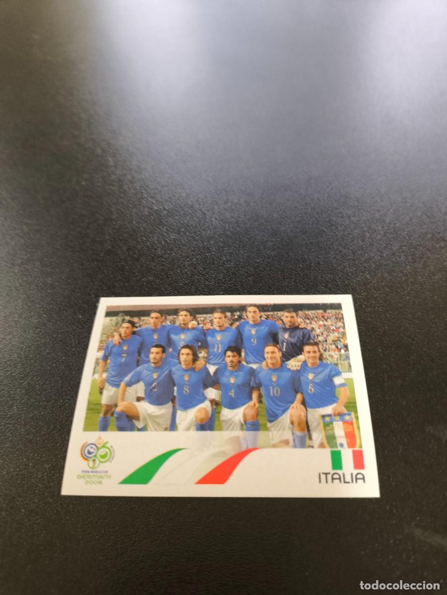 Cromos de F&uacute;tbol: 321 EQUIPO TEAM ITALIA ITALY SIN PEGAR PANINI FIFA WORLD CUP MUNDIAL ALEMANIA 2006
