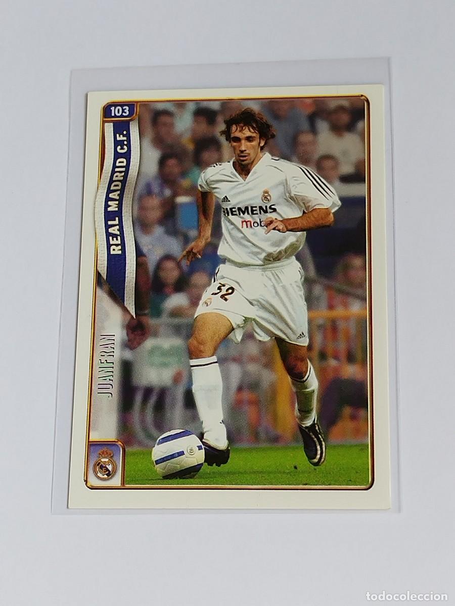 Cartes &agrave; collectionner de Football: JUANFRAN ERROR CORREGIDO #103 REAL MADRID - MUNDICROMO LAS FICHAS DE LA LIGA 2004 2005 - MC 04 05