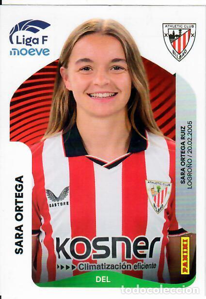 Cartes &agrave; collectionner de Football: CROMO PANINI LIGA FEMENINA F 2025-26 (25 - 26) - N&ordm; 40 - SARA ORTEGA - ATHLETIC BILBAO