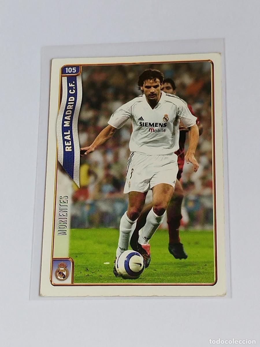 Fu&szlig;ball-Sticker: MORIENTES #105 REAL MADRID - MUNDICROMO LAS FICHAS DE LA LIGA 2004 2005 - MC SPORT 04 05 CROMO