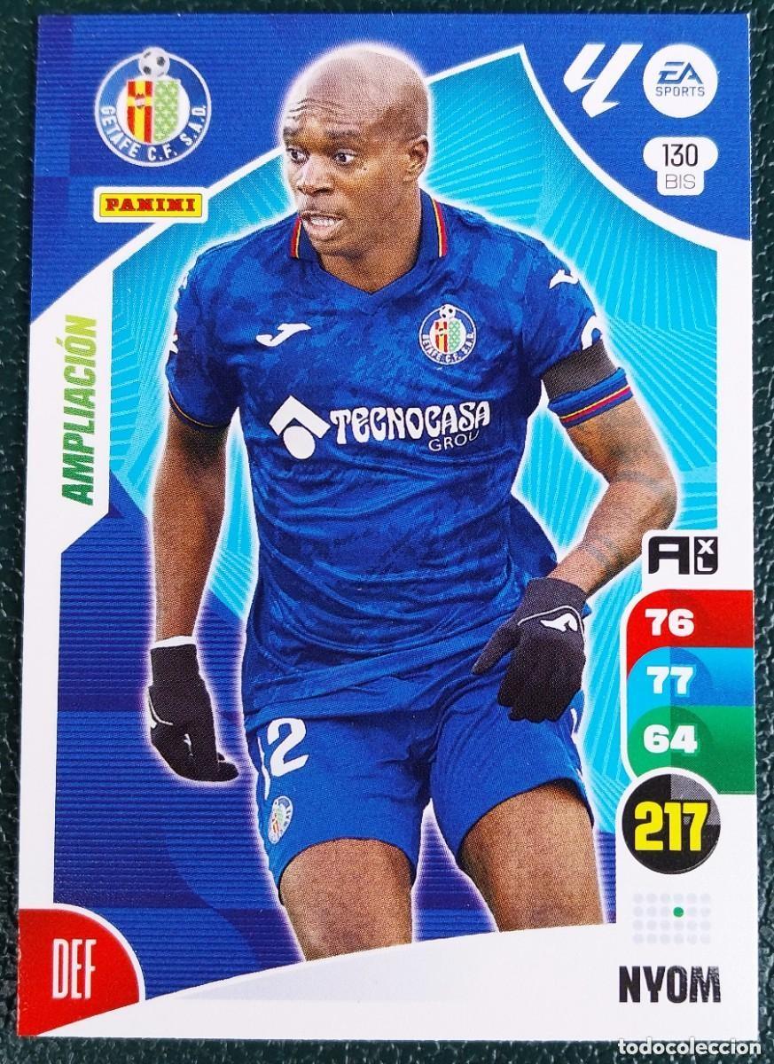 Fu&szlig;ball-Sticker: 130 BIS NYOM GETAFE CF AMPLIACION FICHAS ALBUM ADRENALYN XL 2024 2025 24 25