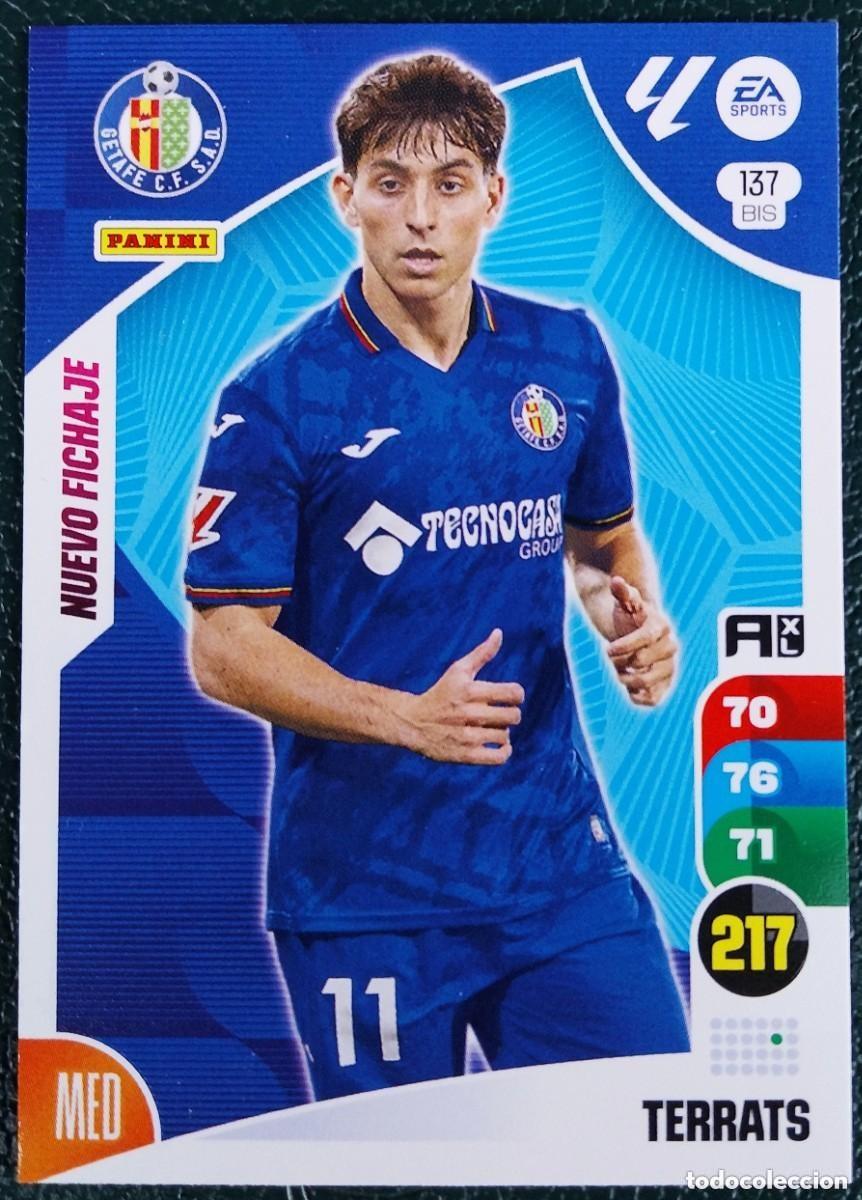 Figurine di Calcio: 137 BIS TERRATS GETAFE CF NUEVO FICHAJE FICHAS ALBUM ADRENALYN XL 2024 2025 24 25