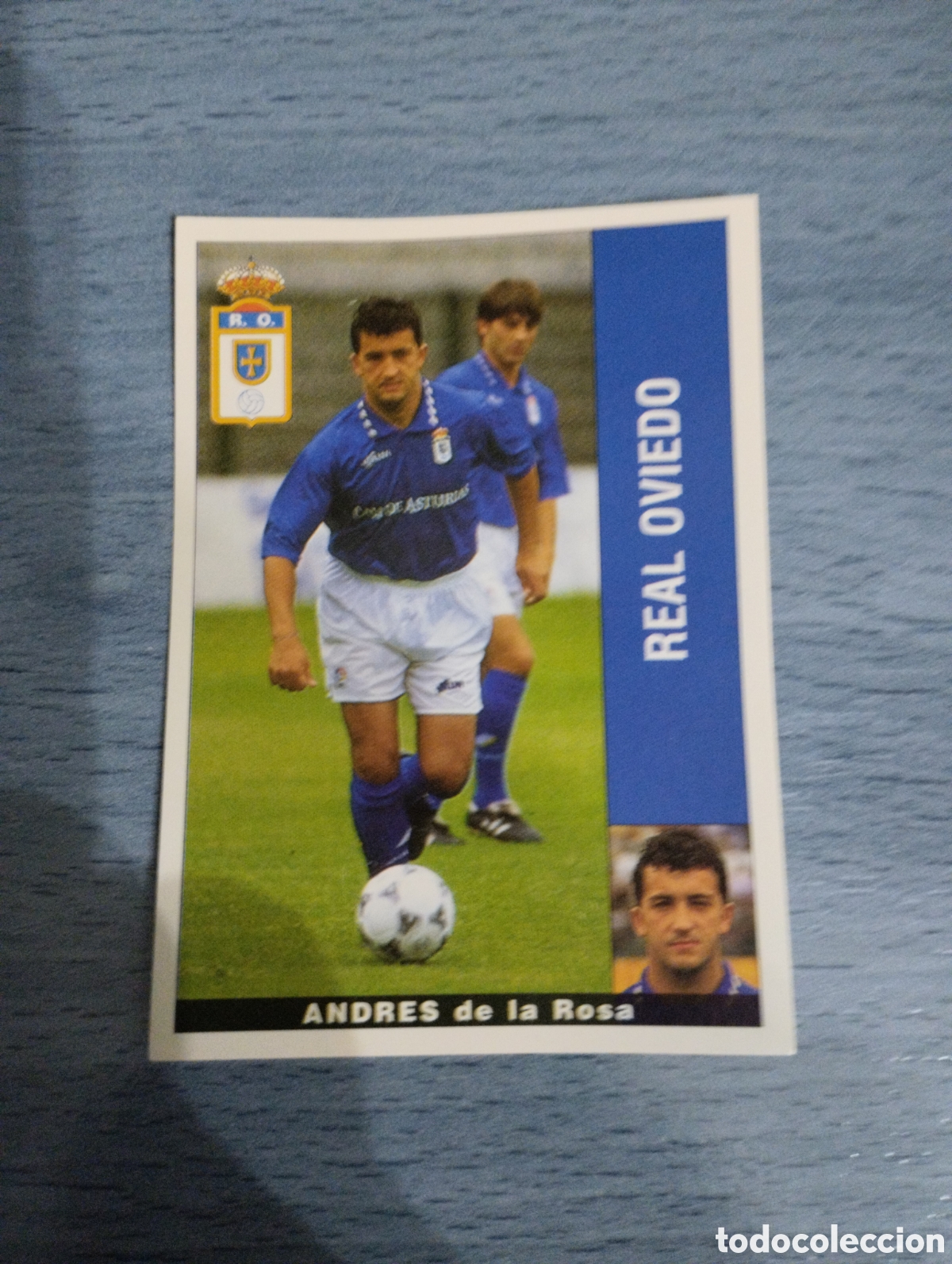 Cromos de Futebol: Cromo Panini liga 95 96 Andr&eacute;s Oviedo sin pegar
