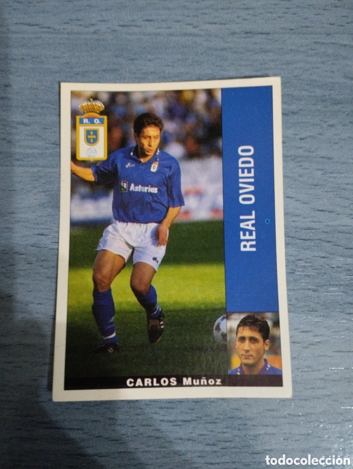 Cromos de F&uacute;tbol: Cromo Panini liga 95 96 Carlos Oviedo sin pegar