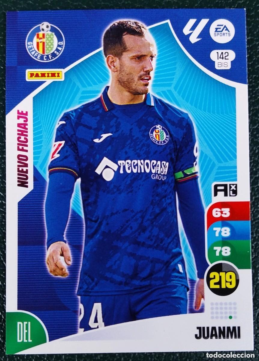 Cromos de F&uacute;tbol: 142 BIS JUANMI GETAFE CF NUEVO FICHAJE ALBUM ADRENALYN XL 2024 2025 24 25