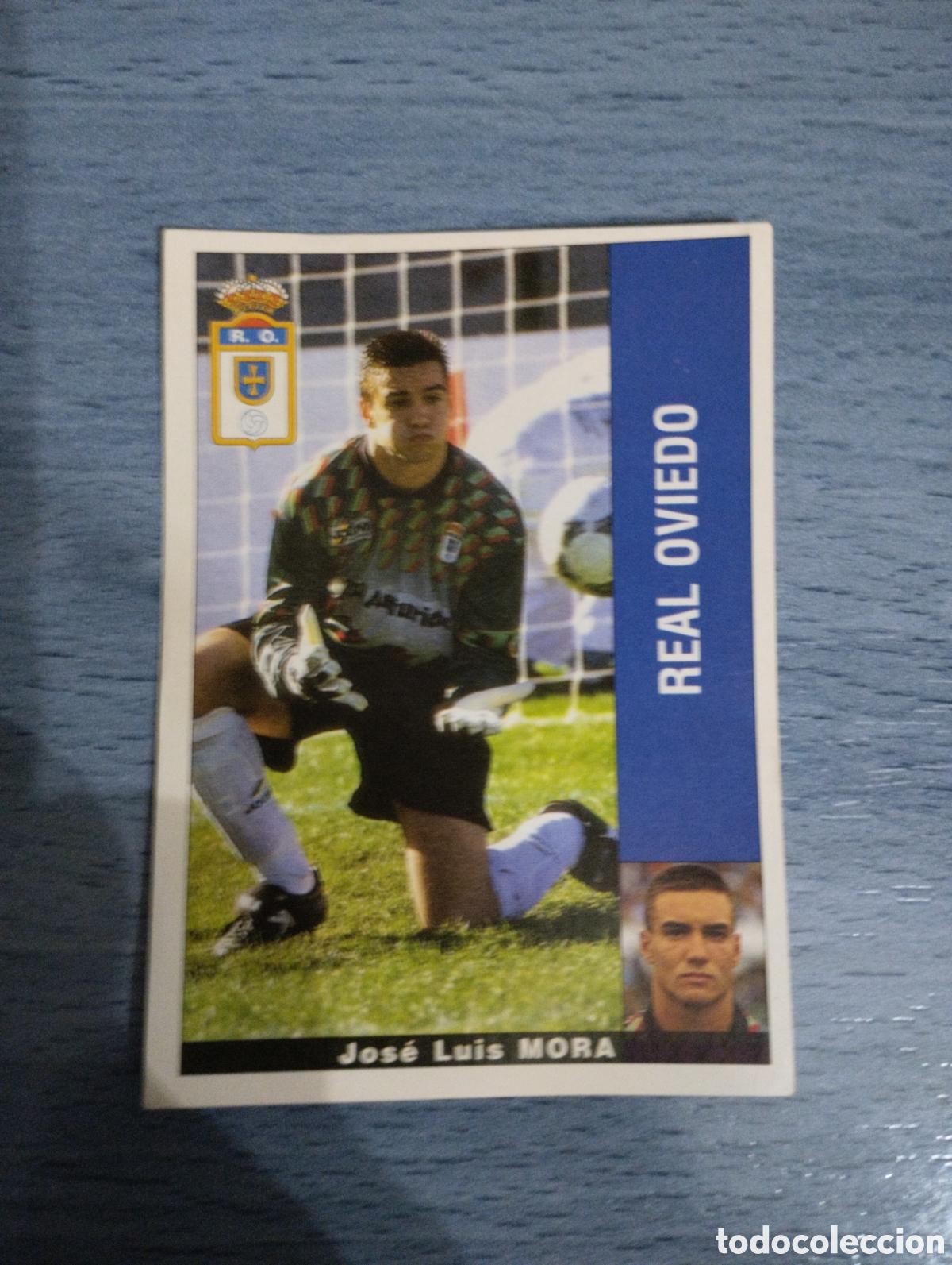Cromos de F&uacute;tbol: Cromo Panini liga 95 96 mora Oviedo sin pegar