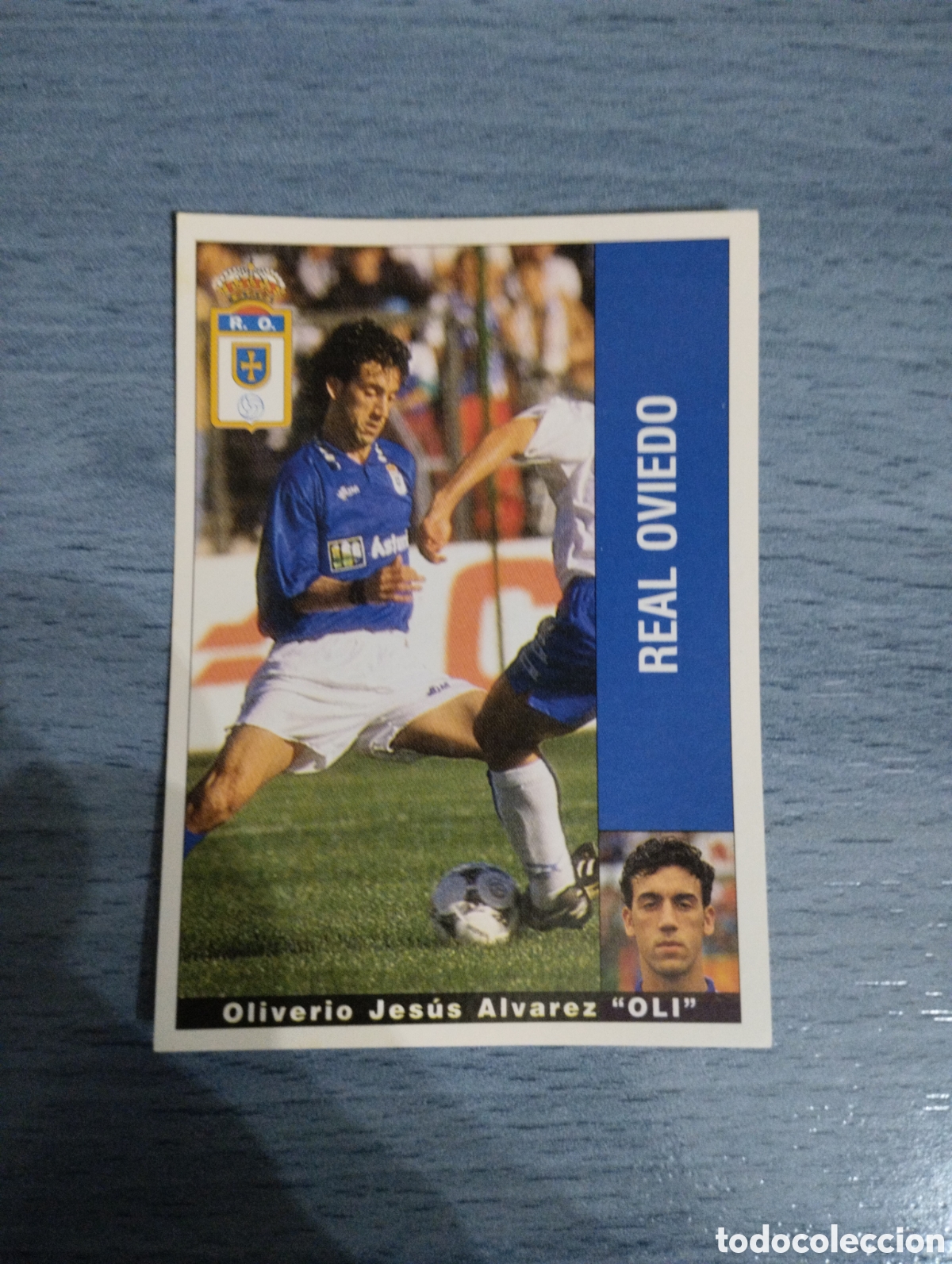 Cromos de F&uacute;tbol: Cromo Panini liga 95 96 Oli Oviedo sin pegar