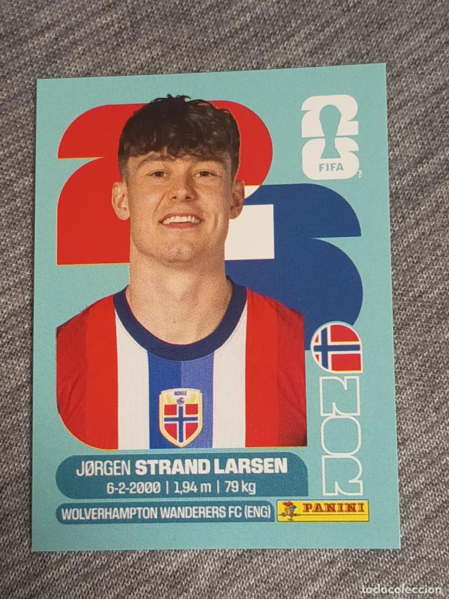 Cromos de F&uacute;tbol: STRAND LARSEN NOR 18 STICKER MUNDIAL 2026 PANINI FIFA WORLD CUP NUEVO