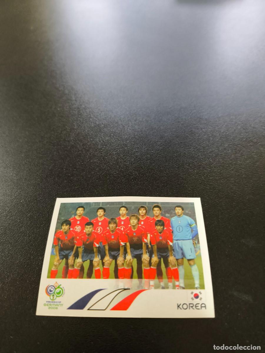 Fu&szlig;ball-Sticker: 492 EQUIPO TEAM KOREA DEL SUR SIN PEGAR PANINI FIFA WORLD CUP MUNDIAL ALEMANIA 2006