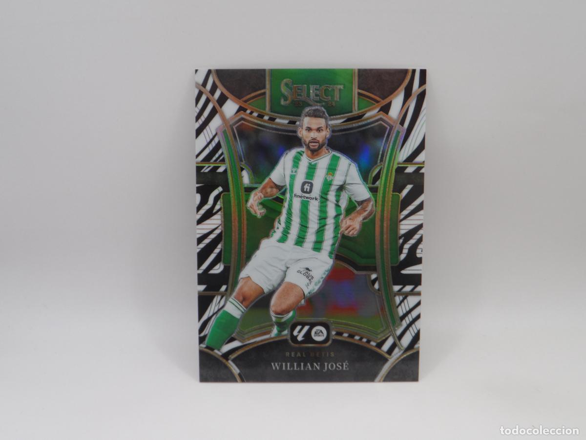 Fu&szlig;ball-Sticker: 163 WILLIAN JOSE NUMERADA /25 ZEBRA BETIS PANINI SELECT LIGA 2023 2024 23 24 PRIZM
