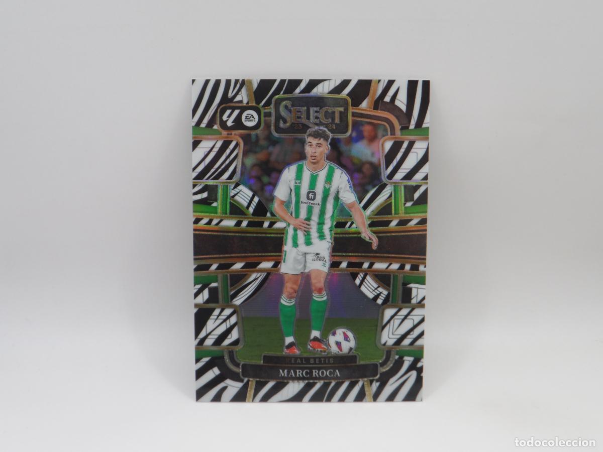 Fu&szlig;ball-Sticker: 61 MARC ROCA NUMERADA /25 ZEBRA BETIS PANINI SELECT LIGA 2023 2024 23 24 PRIZM