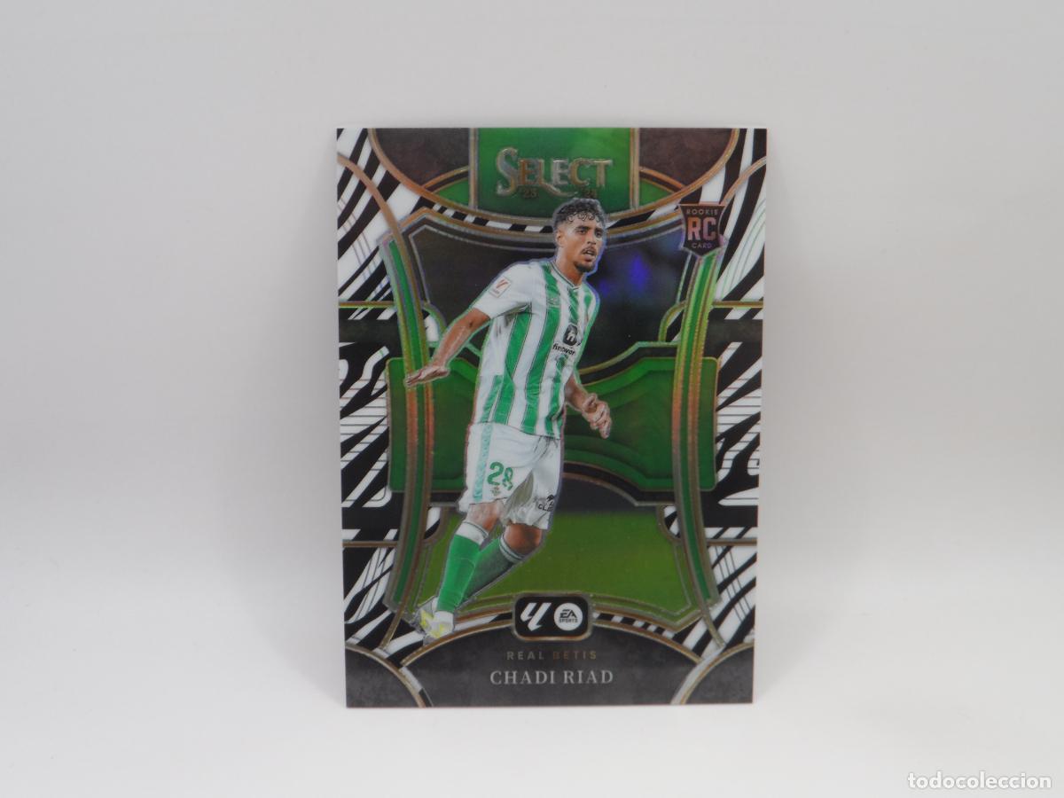 Fu&szlig;ball-Sticker: 166 CHADI RIAD ROOKIE NUMERADA /25 ZEBRA BETIS PANINI SELECT LIGA 2023 2024 23 24 PRIZM