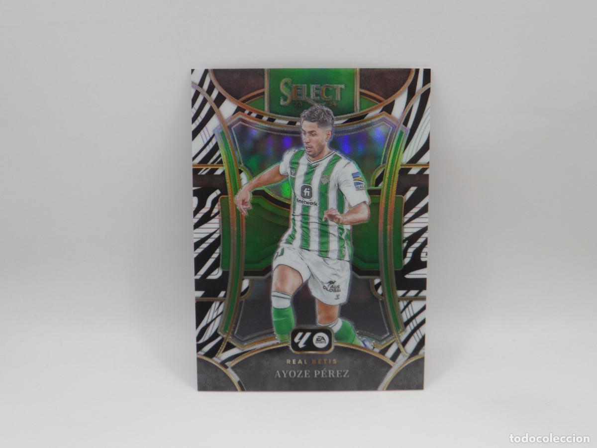 Cromos de F&uacute;tbol: 165 AYOZE PEREZ NUMERADA /25 ZEBRA BETIS PANINI SELECT LIGA 2023 2024 23 24 PRIZM