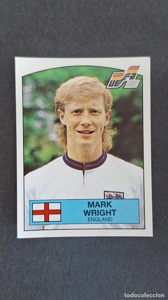 Cromos de F&uacute;tbol: L1 MARK WRIGHT SELECCION INGLATERRA 166 EUROCOPA 1988 PANINI NUNCA PEGADO SIN PEGAR
