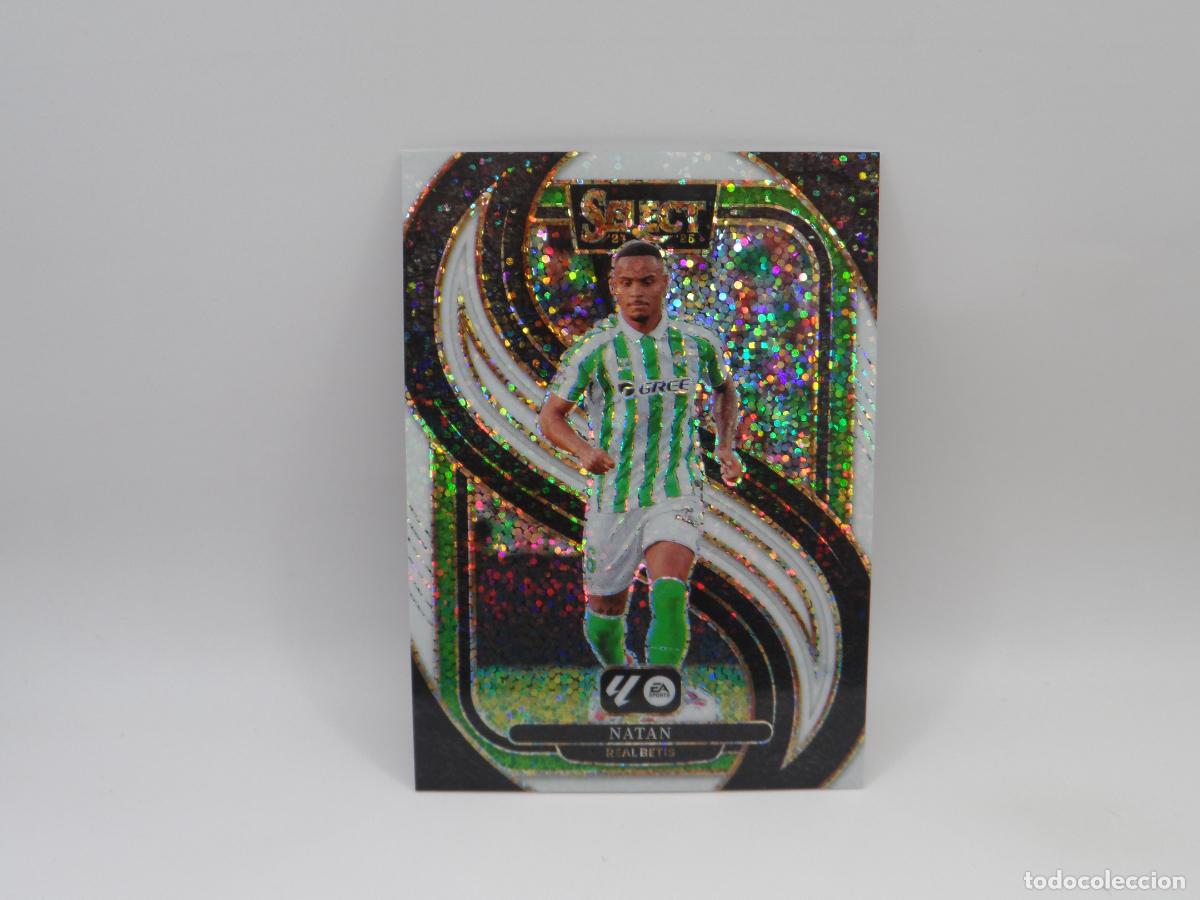 Cromos de F&uacute;tbol: 134 NATAN PARALELA WHITE SPARKLE BETIS PANINI SELECT LIGA 2024 2025 24 25 PRIZM