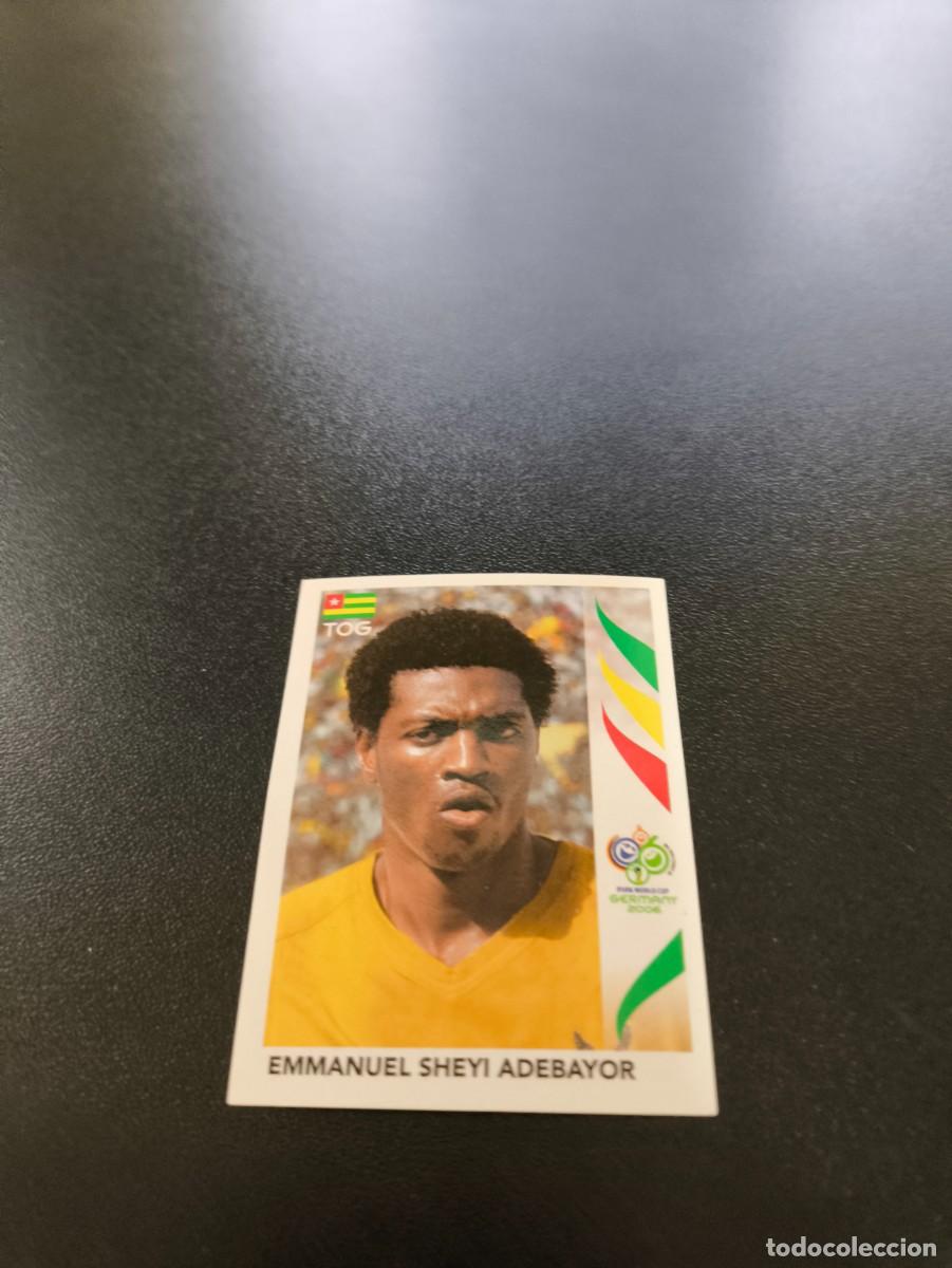 Cromos de F&uacute;tbol: 527 Emmanuel Sheyi Adebayor TOGO SIN PEGAR PANINI FIFA WORLD CUP MUNDIAL ALEMANIA 2006