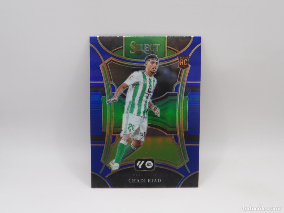 Cromos de F&uacute;tbol: 166 CHADI RIAD ROOKIE PARALELA BLUE AZUL BETIS PANINI SELECT LIGA 2023 2024 23 24 PRIZM