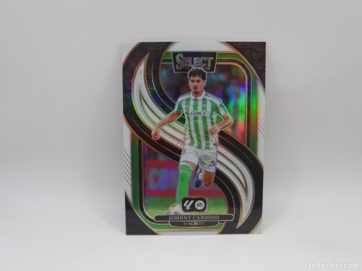 Figurine di Calcio: 132 JOHNNY CARDOSO NUMERADA /20 WHITE PRIZM BETIS PANINI SELECT 2024 2025 24 25