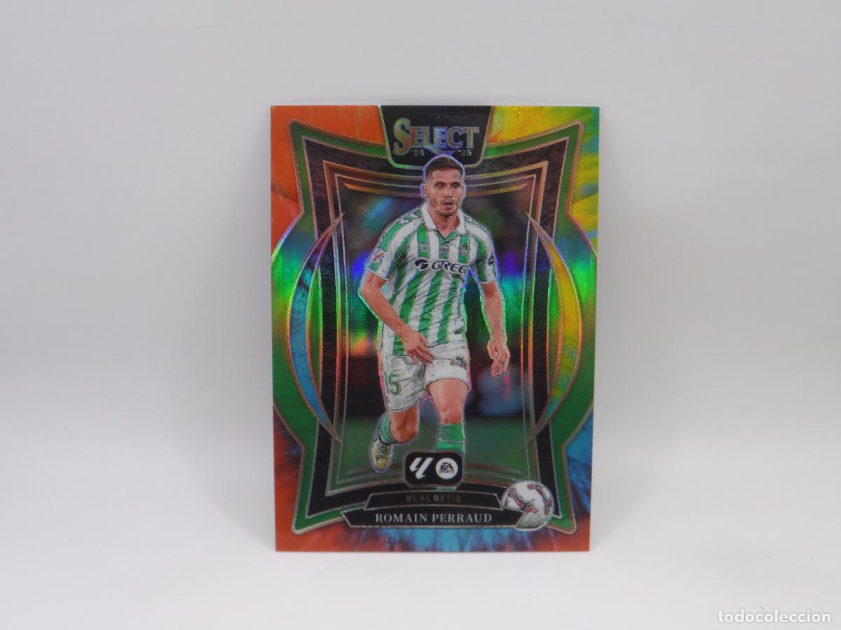 Figurine di Calcio: 39 ROMAIN PERRAUD NUMERADA /25 TYE-DIE PRIZM BETIS PANINI SELECT 2024 2025 24 25