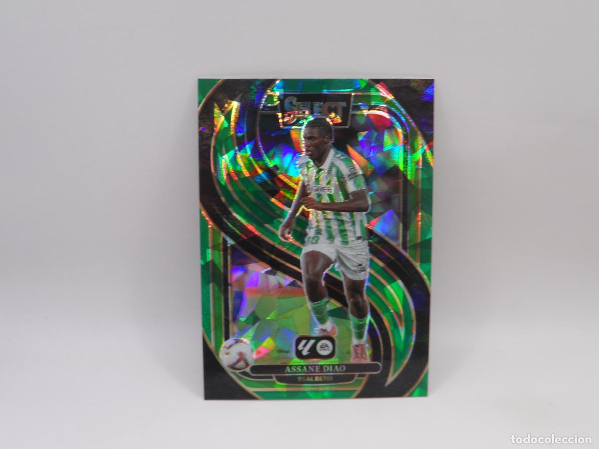 Figurine di Calcio: 135 ASSANE DIAO PARALELA GREEN ICE BETIS PANINI SELECT LIGA 2024 2025 24 25