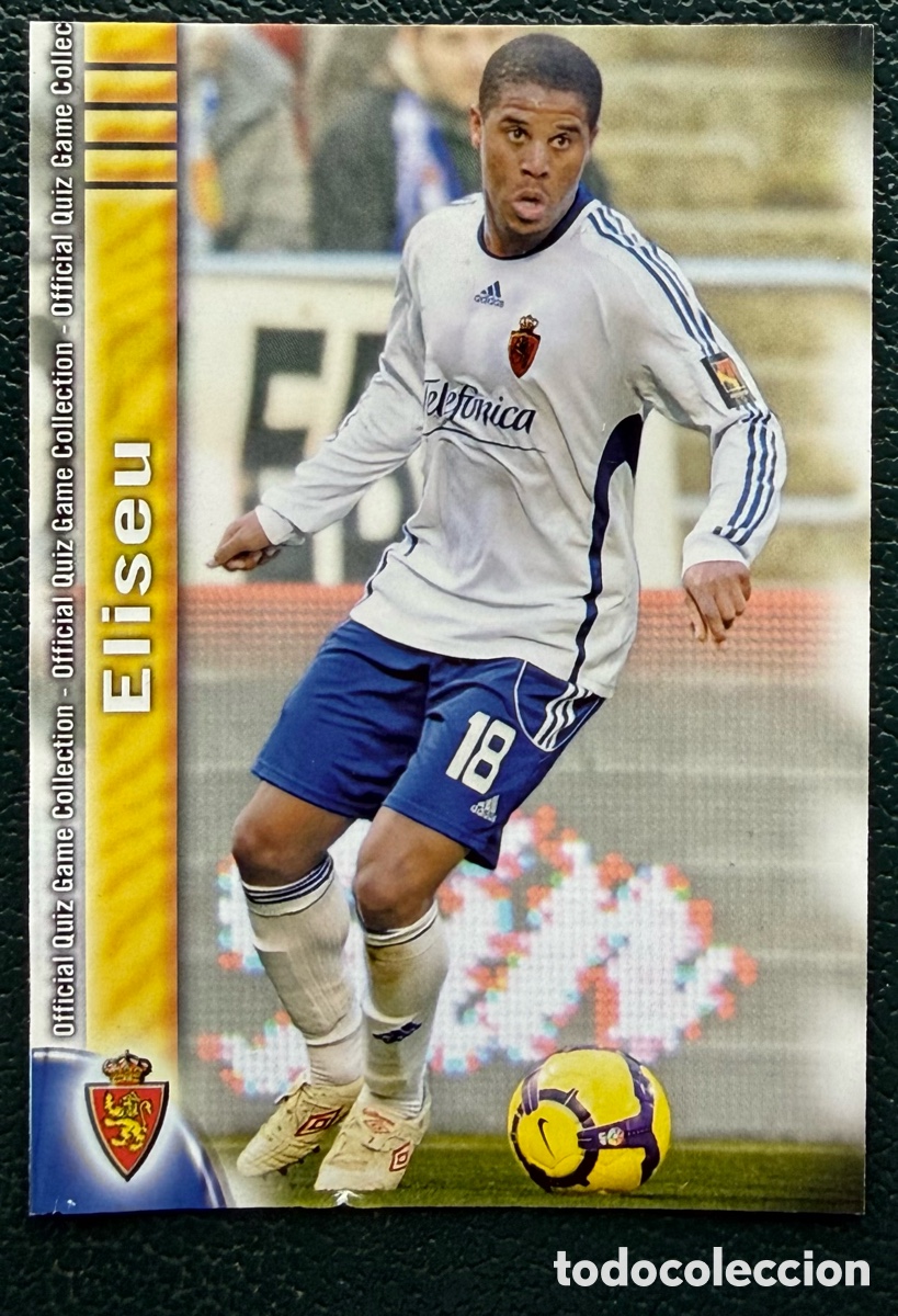 Cartes &agrave; collectionner de Football: 1215 ELISEU REAL ZARAGOZA FICHAS ALBUM MUNDICROMO 2009 2010 09 10
