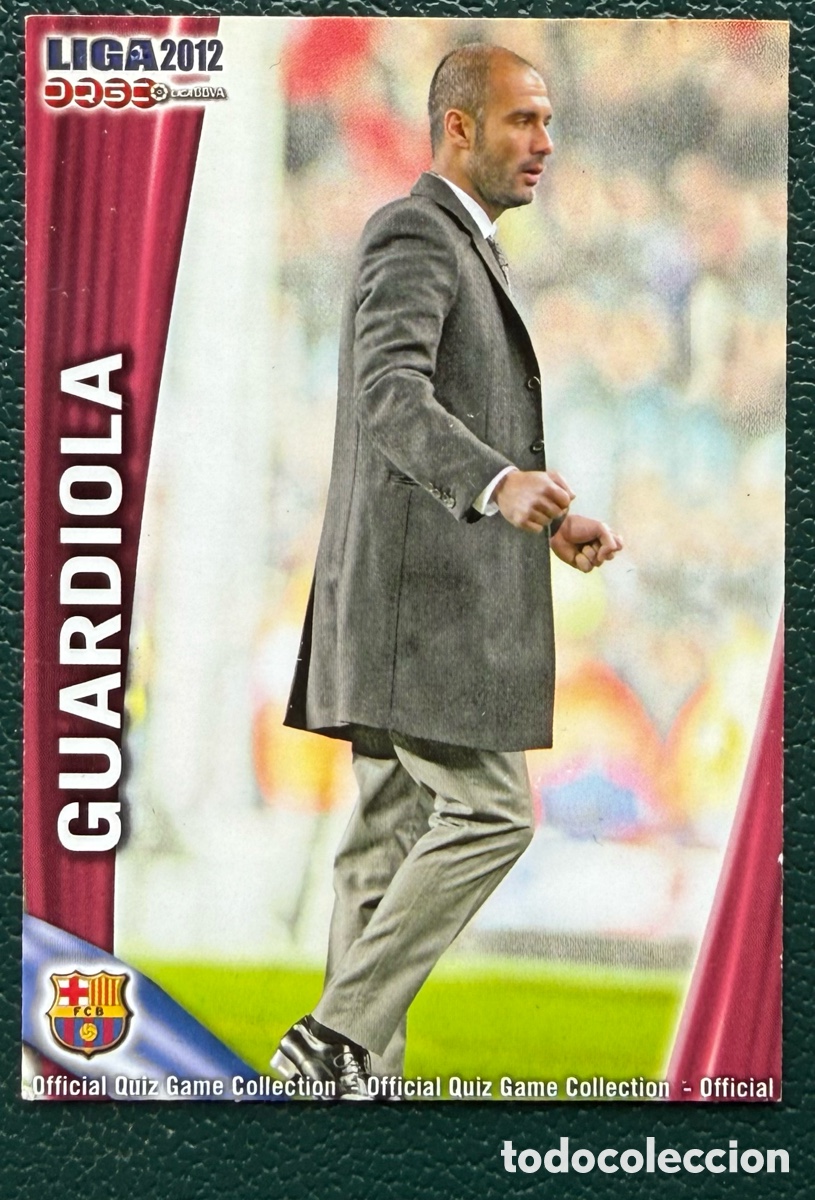 Figurine di Calcio: 3 GUARDIOLA FC BARCELONA FICHAS ALBUM MUNDICROMO 2011 2012 11 12