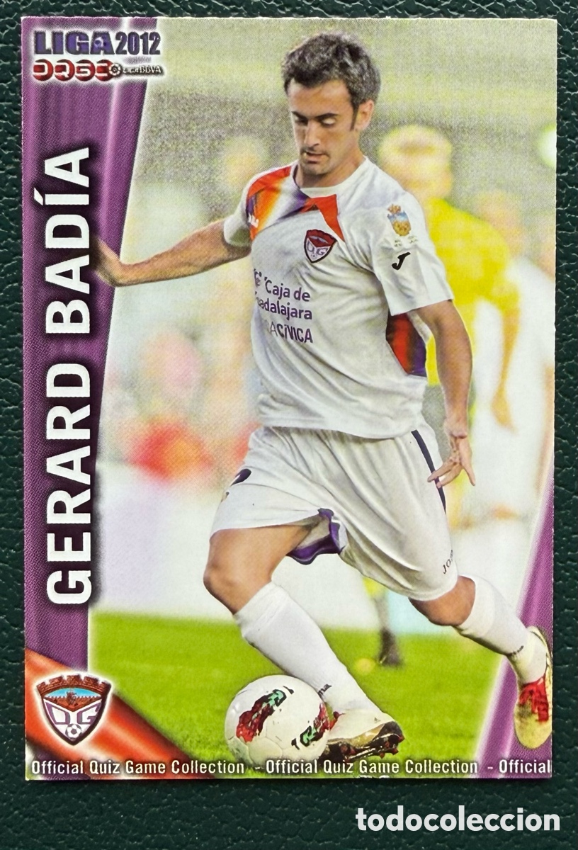 Cromos de F&uacute;tbol: 1168 GERARD BADIA CD GUADALAJARA FICHAS ALBUM MUNDICROMO 2011 2012 11 12
