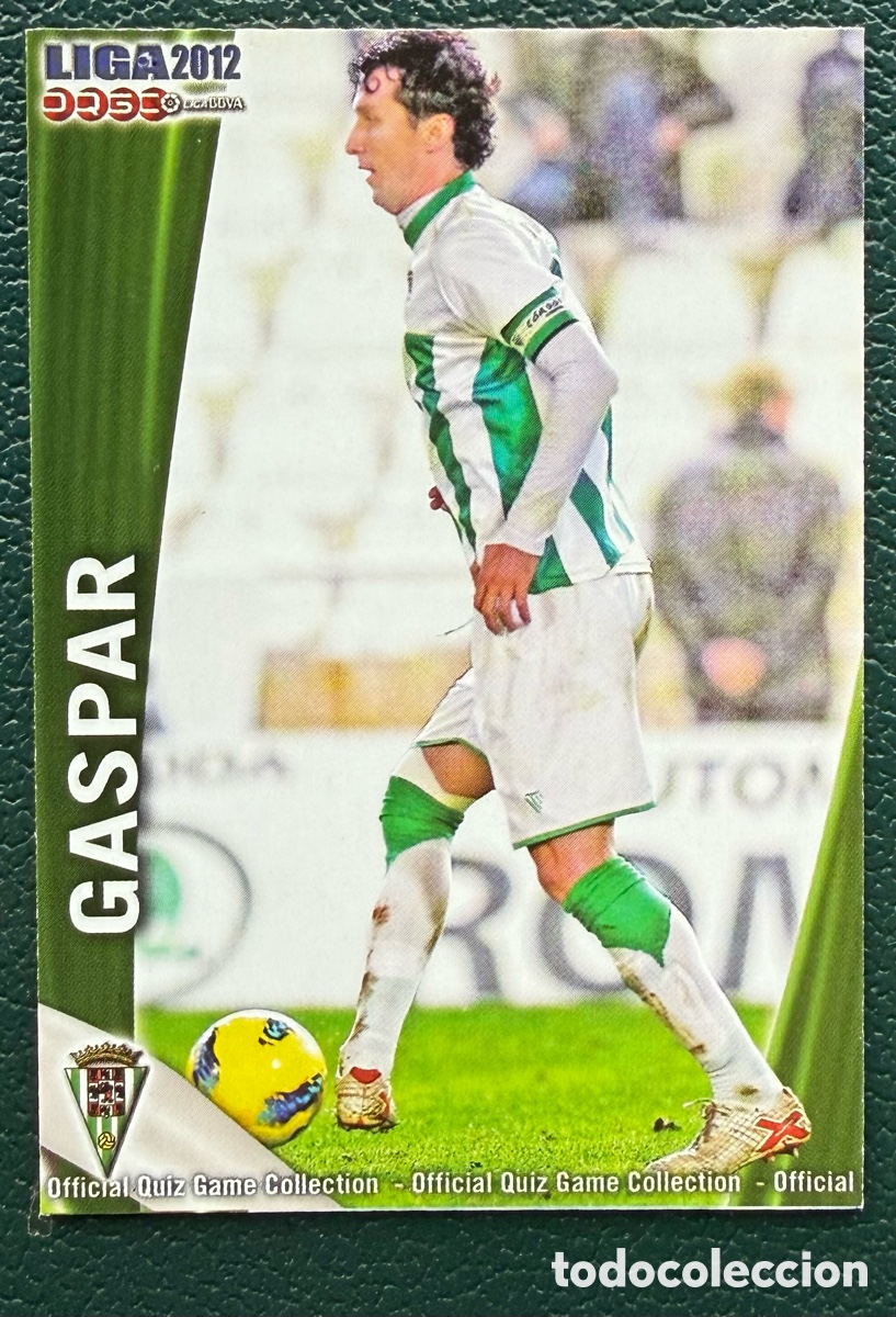 Cartes &agrave; collectionner de Football: 1032 GASPAR CORDOBA CF FICHAS ALBUM MUNDICROMO 2011 2012 11 12