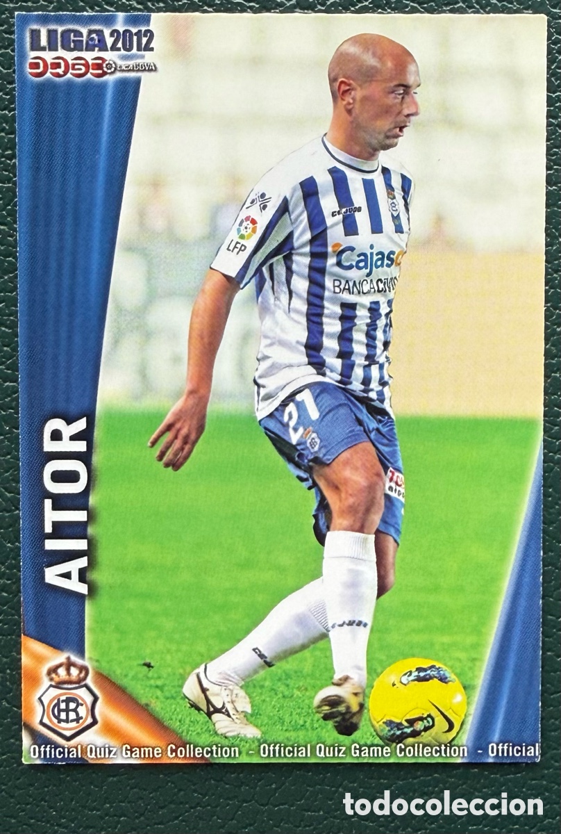 Cromos de F&uacute;tbol: 957 AITOR RECREATIVO DE HUELVA FICHAS ALBUM MUNDICROMO 2011 2012 11 12