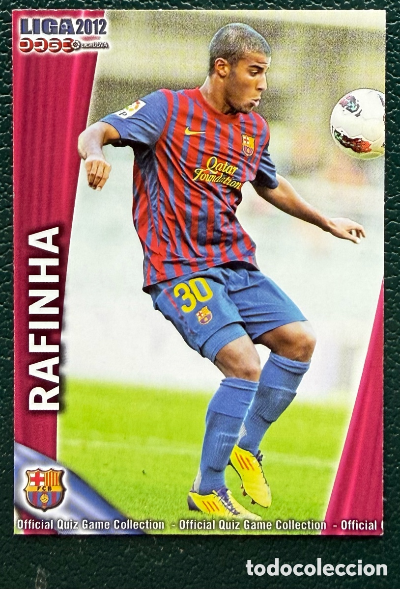 Cromos de F&uacute;tbol: 788 RAFINHA FC BARCELONA B FICHAS ALBUM MUNDICROMO 2011 2012 11 12